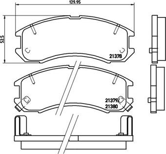 Magneti Marelli 363700424024 - Гальмівні колодки, дискові гальма autocars.com.ua