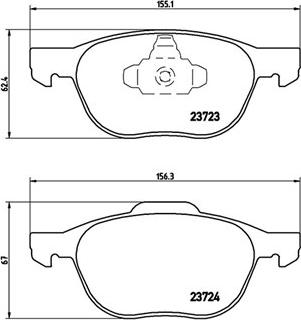 Magneti Marelli 363700424061 - Гальмівні колодки, дискові гальма autocars.com.ua