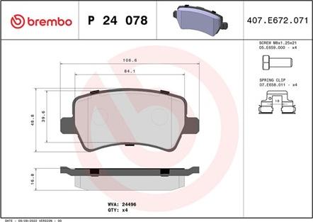 Magneti Marelli 363700424078 - Тормозные колодки, дисковые, комплект autodnr.net