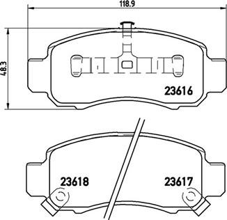 Magneti Marelli 363700428033 - Тормозные колодки, дисковые, комплект avtokuzovplus.com.ua