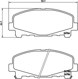 Magneti Marelli 363700428043 - Гальмівні колодки, дискові гальма autocars.com.ua