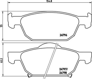 Magneti Marelli 363700428044 - Гальмівні колодки, дискові гальма autocars.com.ua