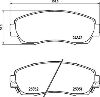 Magneti Marelli 363700428068 - Тормозные колодки, дисковые, комплект autodnr.net