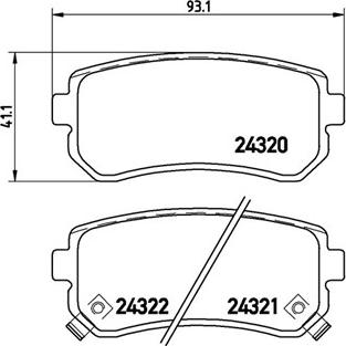 Magneti Marelli 363700430025 - Тормозные колодки, дисковые, комплект autodnr.net