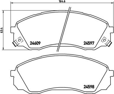 Magneti Marelli 363700430041 - Гальмівні колодки, дискові гальма autocars.com.ua