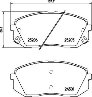 Magneti Marelli 363700530056 - Тормозные колодки, дисковые, комплект autodnr.net