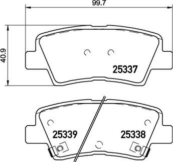 Magneti Marelli 363700430094 - Гальмівні колодки, дискові гальма autocars.com.ua