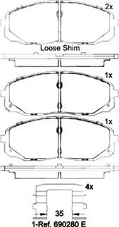 Magneti Marelli 363700430095 - Гальмівні колодки, дискові гальма autocars.com.ua