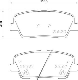 Magneti Marelli 363700430104 - Гальмівні колодки, дискові гальма autocars.com.ua