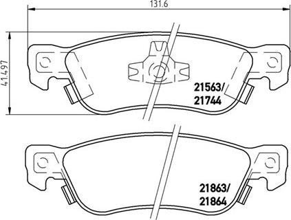 Magneti Marelli 363700434003 - Гальмівні колодки, дискові гальма autocars.com.ua