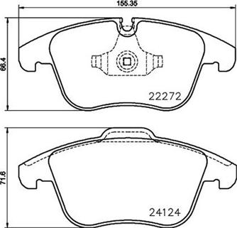 Magneti Marelli 363700436030 - Гальмівні колодки, дискові гальма autocars.com.ua