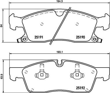 Magneti Marelli 363700437015 - Тормозные колодки, дисковые, комплект avtokuzovplus.com.ua