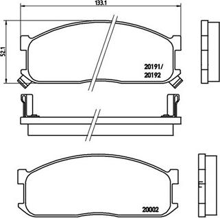 Spidan 31459 - Гальмівні колодки, дискові гальма autocars.com.ua