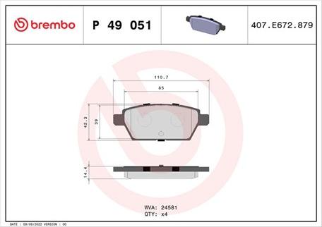 Magneti Marelli 363700449051 - Гальмівні колодки, дискові гальма autocars.com.ua