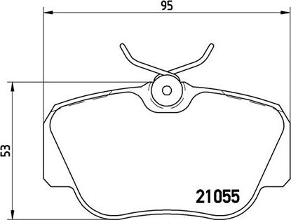 Magneti Marelli 363700450011 - Гальмівні колодки, дискові гальма autocars.com.ua