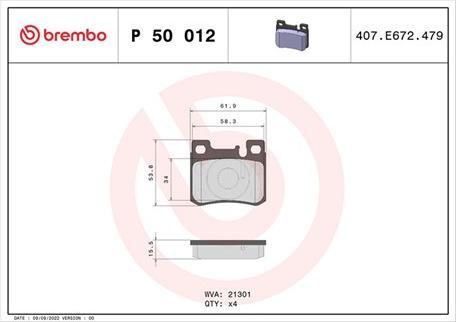 Magneti Marelli 363700450012 - Тормозные колодки, дисковые, комплект autodnr.net