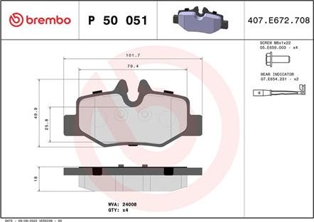 Magneti Marelli 363700450051 - Тормозные колодки, дисковые, комплект avtokuzovplus.com.ua