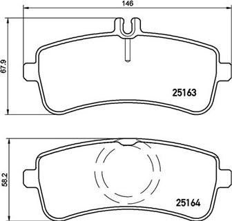 Magneti Marelli 363700450125 - Гальмівні колодки, дискові гальма autocars.com.ua