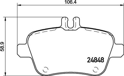 Magneti Marelli 363700450135 - Гальмівні колодки, дискові гальма autocars.com.ua