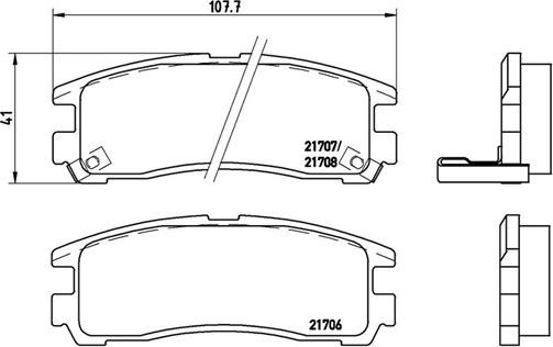 Magneti Marelli 363700454012 - Тормозные колодки, дисковые, комплект autodnr.net