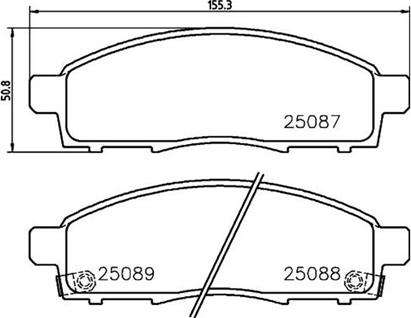 Magneti Marelli 363700454055 - Гальмівні колодки, дискові гальма autocars.com.ua