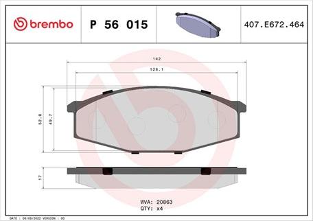 Magneti Marelli 363700456015 - Гальмівні колодки, дискові гальма autocars.com.ua