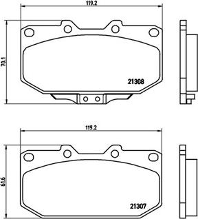 Magneti Marelli 363700456025 - Тормозные колодки, дисковые, комплект avtokuzovplus.com.ua