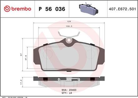 Magneti Marelli 363700456036 - Гальмівні колодки, дискові гальма autocars.com.ua