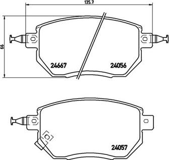 Magneti Marelli 363700456051 - Гальмівні колодки, дискові гальма autocars.com.ua