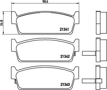 Magneti Marelli 363700456053 - Тормозные колодки, дисковые, комплект avtokuzovplus.com.ua