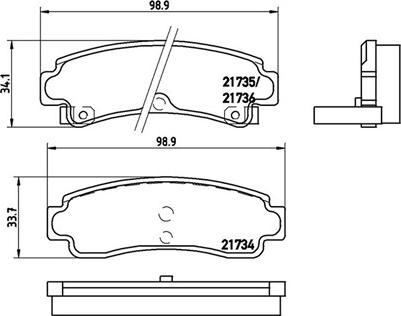 Magneti Marelli 363700456063 - Тормозные колодки, дисковые, комплект avtokuzovplus.com.ua