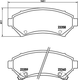 CAR SBB5612 - Гальмівні колодки, дискові гальма autocars.com.ua