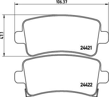 Magneti Marelli 363700459060 - Гальмівні колодки, дискові гальма autocars.com.ua