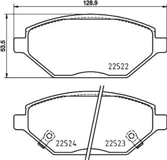 Magneti Marelli 363700459093 - Гальмівні колодки, дискові гальма autocars.com.ua