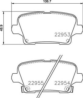 Magneti Marelli 363700459097 - Гальмівні колодки, дискові гальма autocars.com.ua