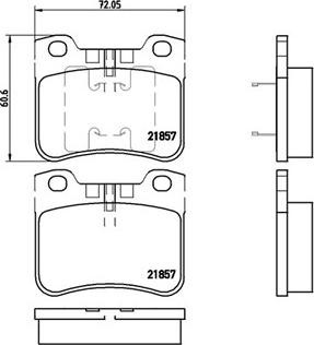 Magneti Marelli 363700461059 - Тормозные колодки, дисковые, комплект avtokuzovplus.com.ua