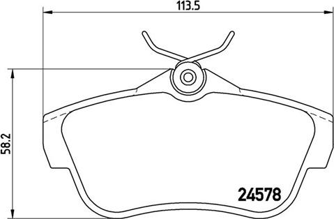 Magneti Marelli 363700461095 - Гальмівні колодки, дискові гальма autocars.com.ua