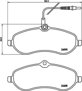 Magneti Marelli 363700461096 - Гальмівні колодки, дискові гальма autocars.com.ua