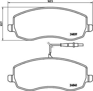 Magneti Marelli 363700461104 - Гальмівні колодки, дискові гальма autocars.com.ua