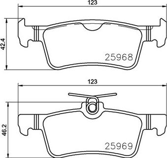 Magneti Marelli 363700461126 - Гальмівні колодки, дискові гальма autocars.com.ua