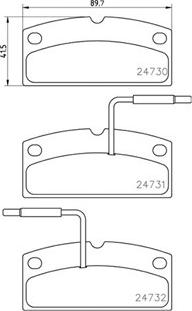 Magneti Marelli 363700462001 - Гальмівні колодки, дискові гальма autocars.com.ua