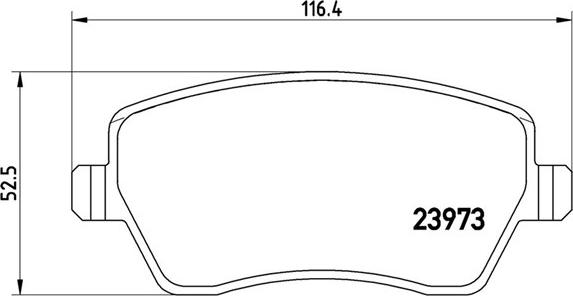 Magneti Marelli 363700468033 - Гальмівні колодки, дискові гальма autocars.com.ua