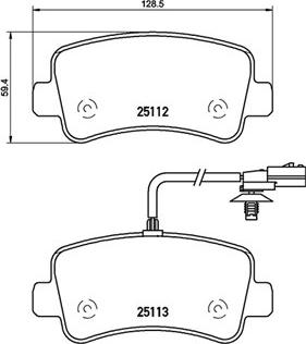 Magneti Marelli 363700468063 - Гальмівні колодки, дискові гальма autocars.com.ua