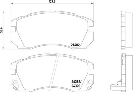 Magneti Marelli 363700478007 - Тормозные колодки, дисковые, комплект autodnr.net