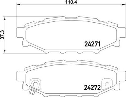 Magneti Marelli 363700478020 - Гальмівні колодки, дискові гальма autocars.com.ua