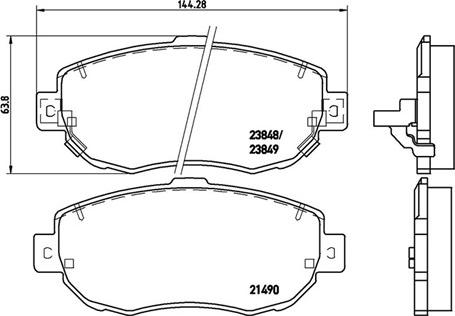 Magneti Marelli 363700483037 - Тормозные колодки, дисковые, комплект avtokuzovplus.com.ua