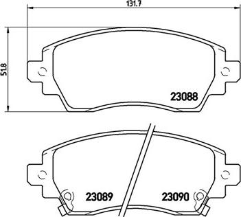 Magneti Marelli 363700483042 - Тормозные колодки, дисковые, комплект autodnr.net