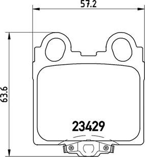 Magneti Marelli 363700483045 - Гальмівні колодки, дискові гальма autocars.com.ua