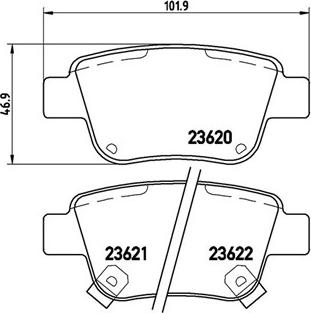 Magneti Marelli 363700483047 - Тормозные колодки, дисковые, комплект avtokuzovplus.com.ua