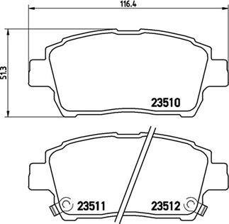 Magneti Marelli 363700483051 - Гальмівні колодки, дискові гальма autocars.com.ua